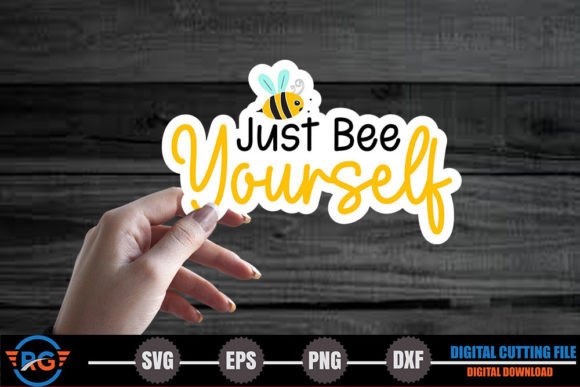 Download Just Bee Yourself – Bee Stickers PNG - Bee stickers Collection