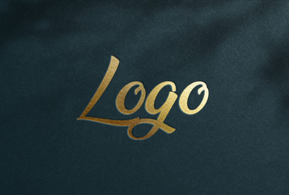 Download Golden Branding Sign Logo Mockup - Brand Collection