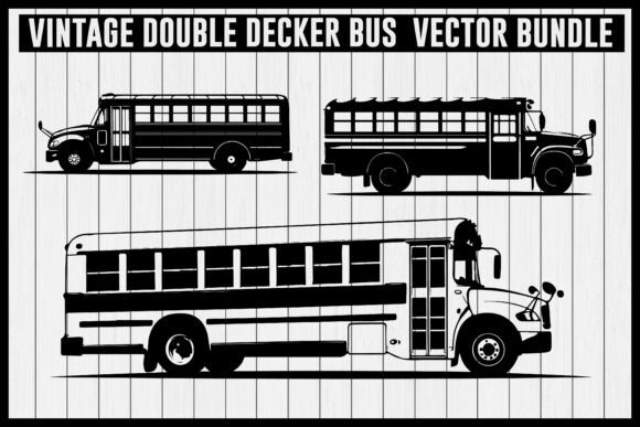 Download Vintage Bus &amp; Fire Truck Vector Bundle - Fire Collection