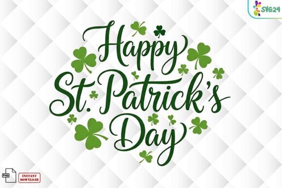 Download Happy St Patricks Day Shamrock PNG - Premium Bundle