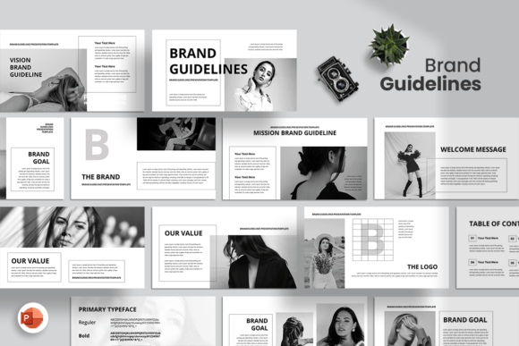Download Brand Guidelines - PowerPoint Template - Brand Collection