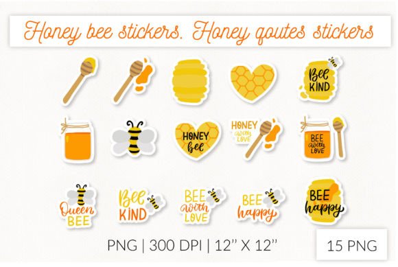 Download Honey Bee Stickers. Honey Quotes Sticker - Bee stickers Collection