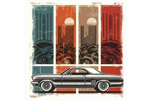 Download Classic Car Illustrations Vector - Illustration Collection