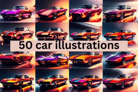 Download 50 Car Illustrations - Illustration Collection