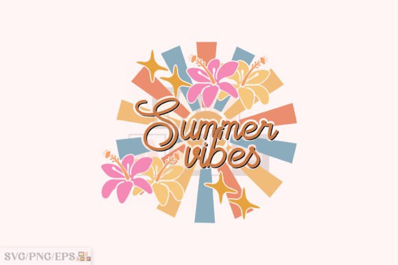 Download Summer Vibes SVG, Retro Summer Design - Summer vibes svg Collection